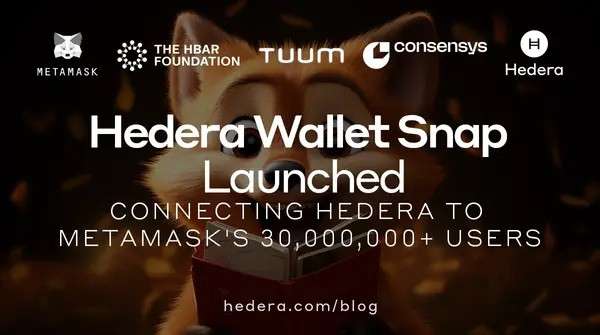 Hedera Wallet Snap запускается, соединяя сеть Hedera с 30 миллионами активных пользователей MetaMask